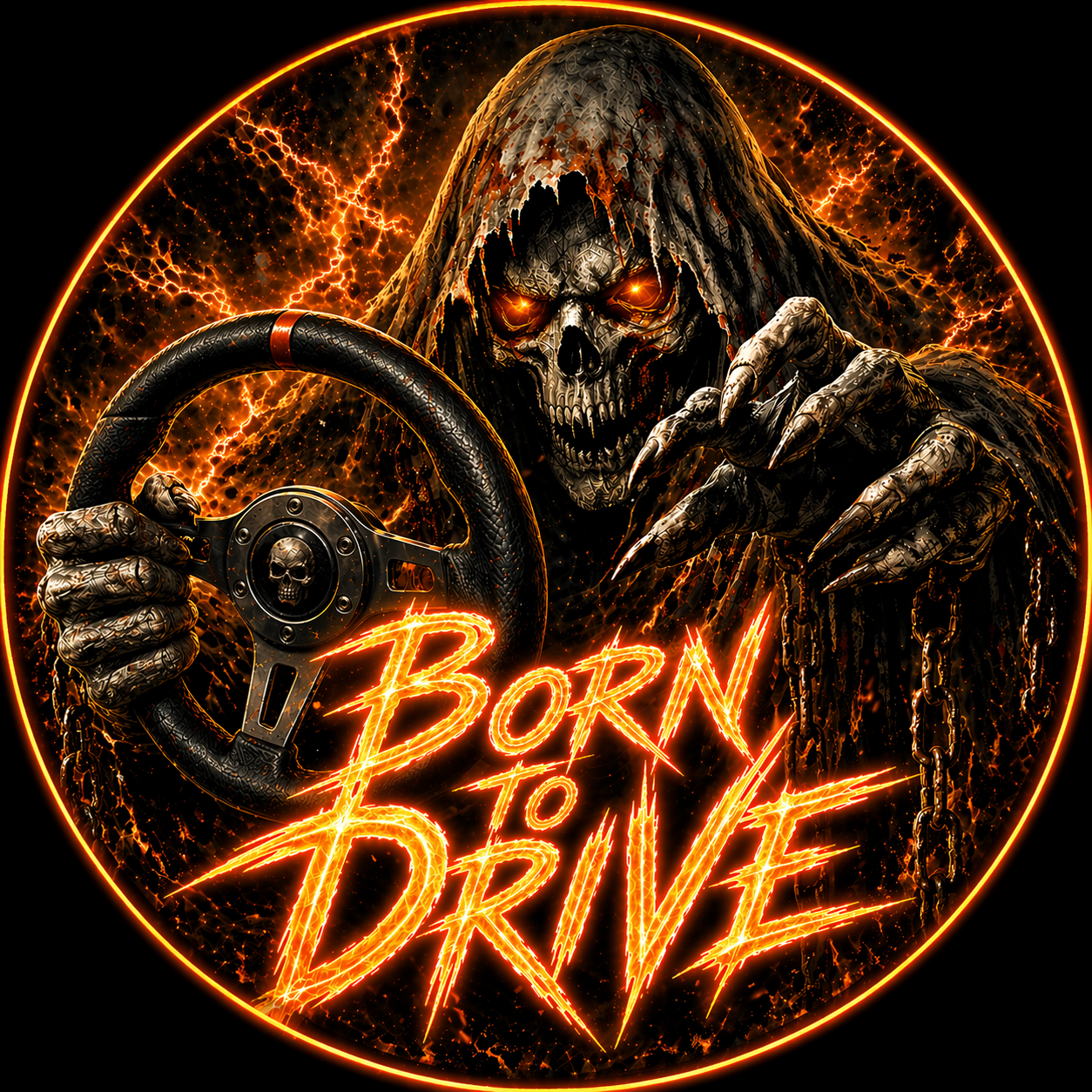 Born to drive ca. 8 cm