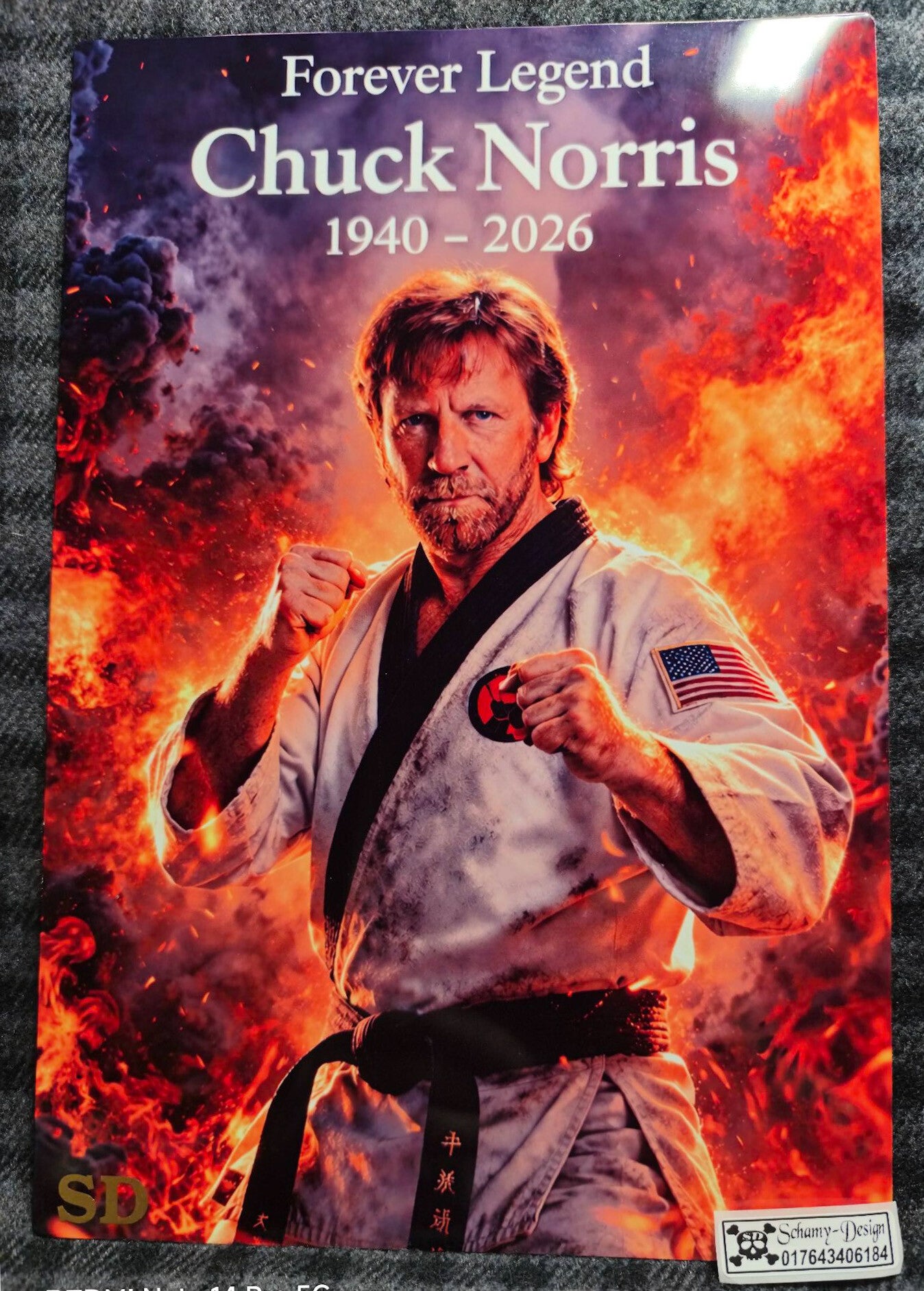 Chuck Norris Gedenktafel
