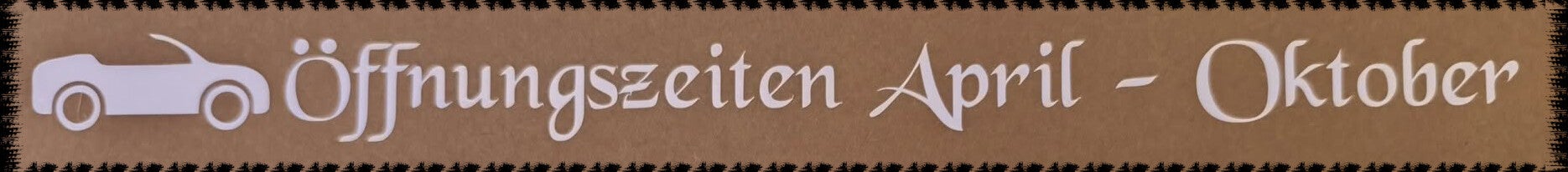 öffnungszeiten - cabriospruch
