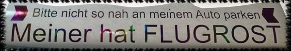 Vorsicht -- Rainbowfolie