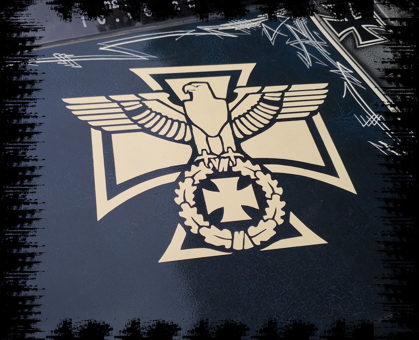 Adler-iron cross ca. 28 cm x 28 cm