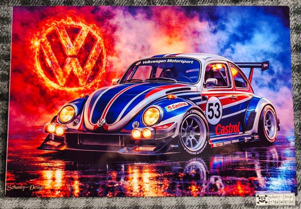VW Käfer im Rallylook