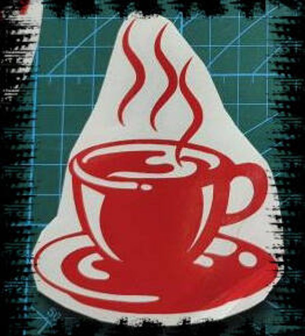 Coffee time ca 12 cm x 12 cm