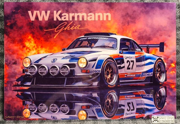 Karmann-chia im Ralleylook