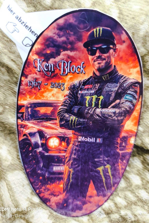 Ken Block ca. 9 cm x 6 cm