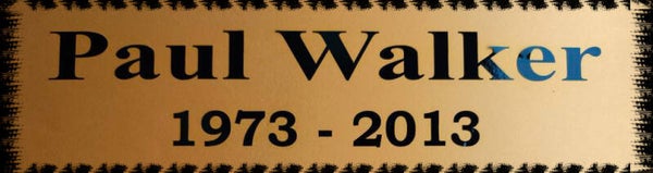 Gedenk-Spruch ca. 28 cm x 12 cm