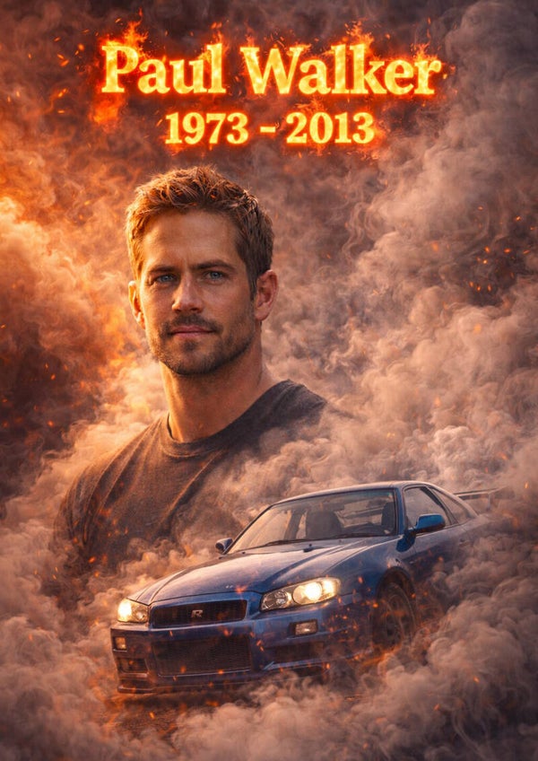 Paul Walker Gedenktafel