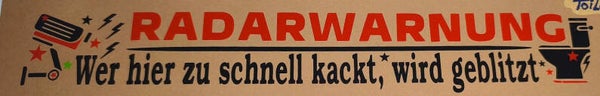 radarwarnung - klospruch