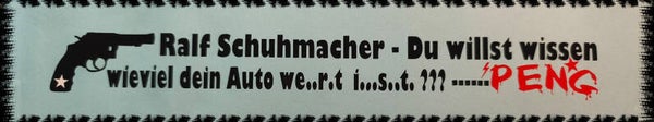 schuhmacher . auto wert