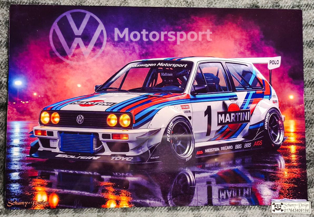 VW Polo 86 C in Ralleyoptik