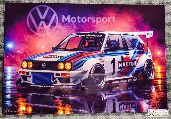 VW Polo 86 C in Ralleyoptik