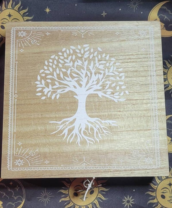 Tree Treasure Box- White