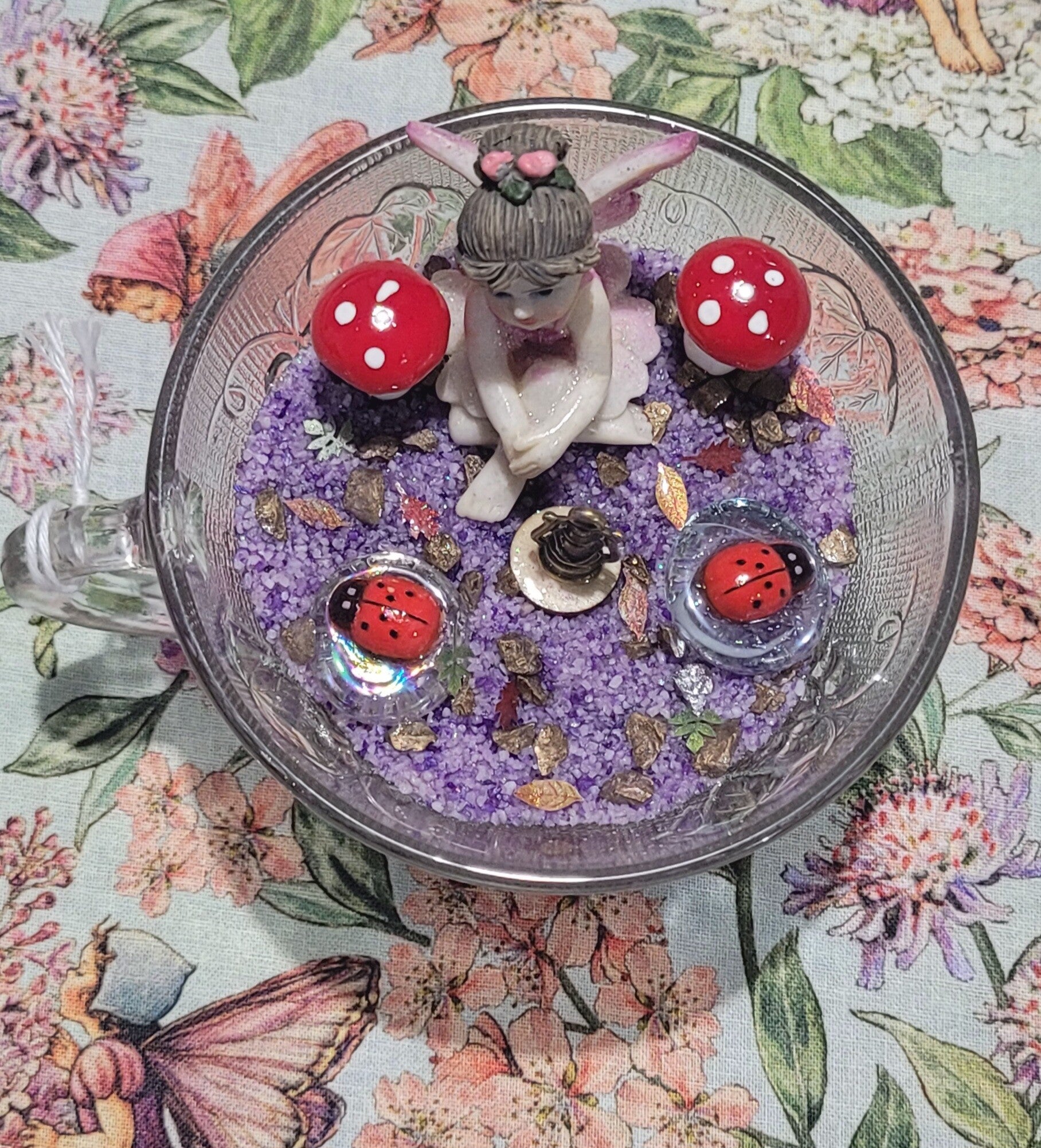 Fairy Garden- Pink and Purple