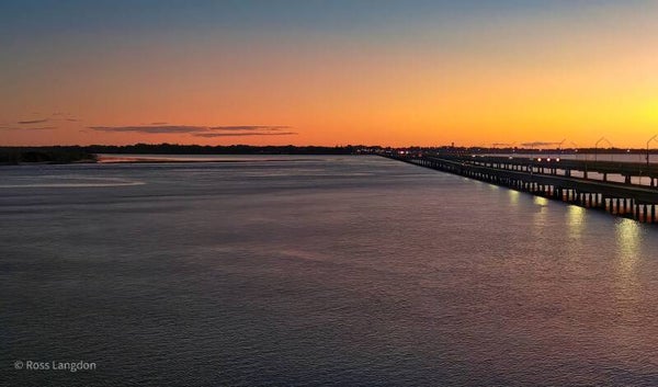 Sunrise at Bramble Bay & Hornibrook Highway