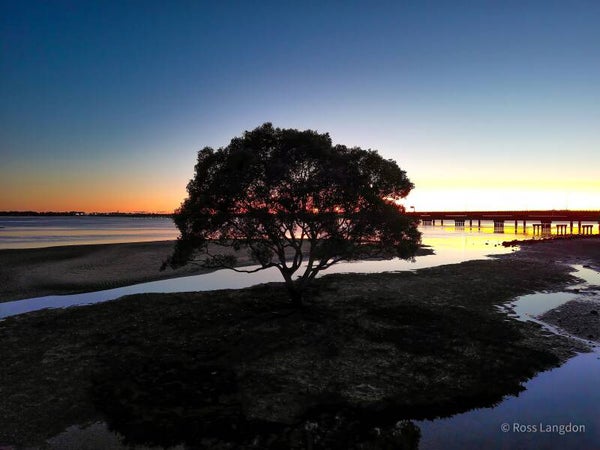 Sunrise at Bramble Bay & Hornibrook Highway