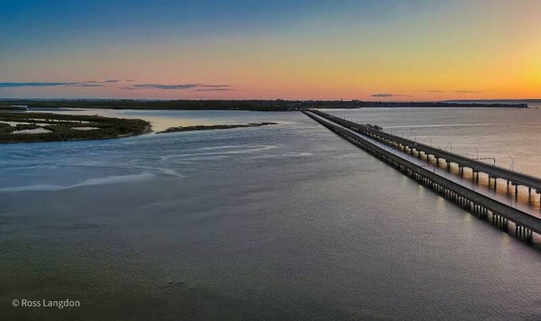 Sunrise at Bramble Bay & Hornibrook Highway