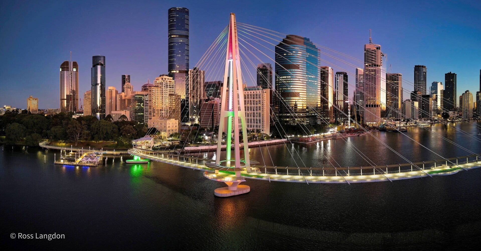 Morning twilight in Brisbane