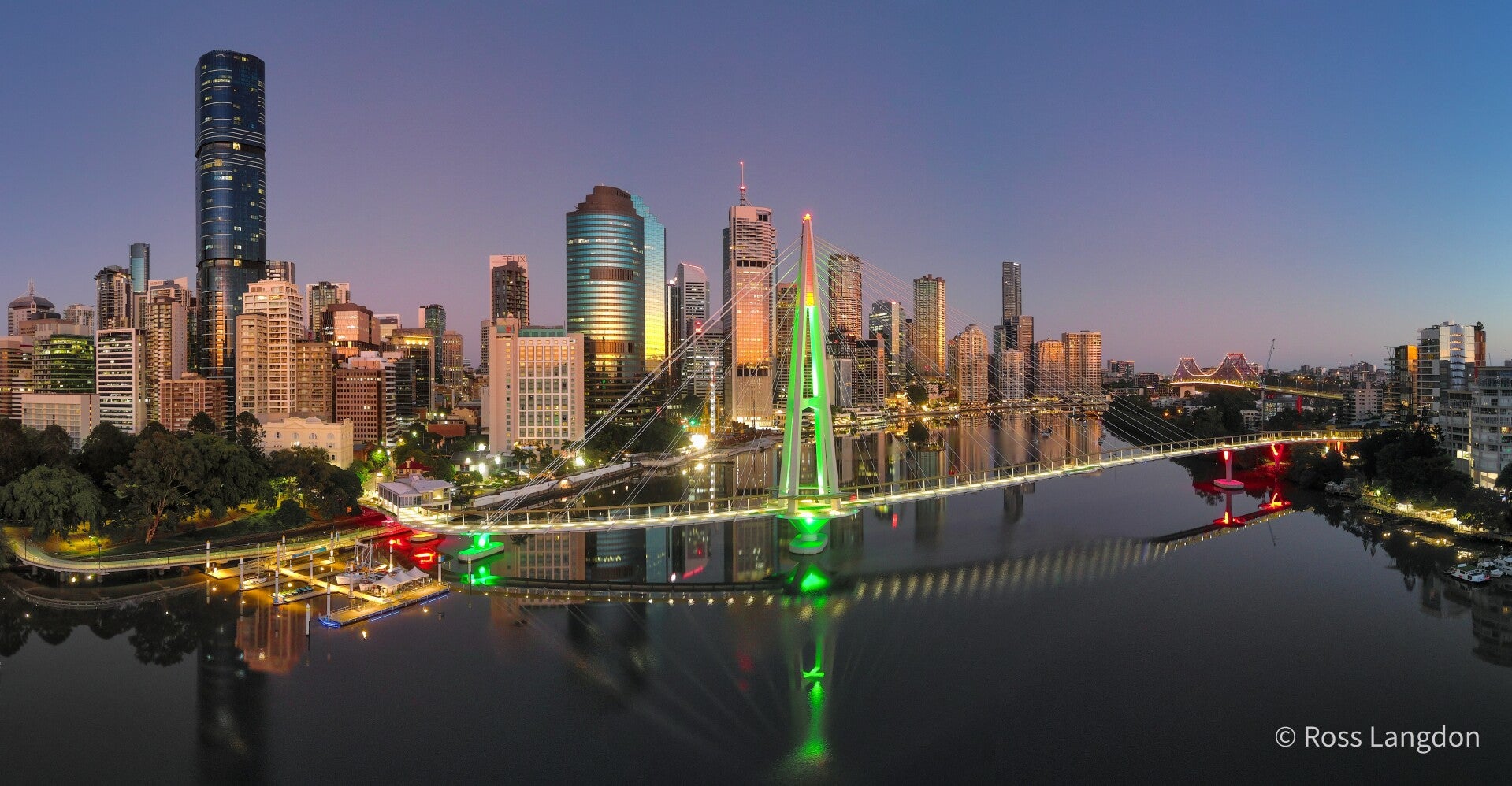 Morning twilight in Brisbane