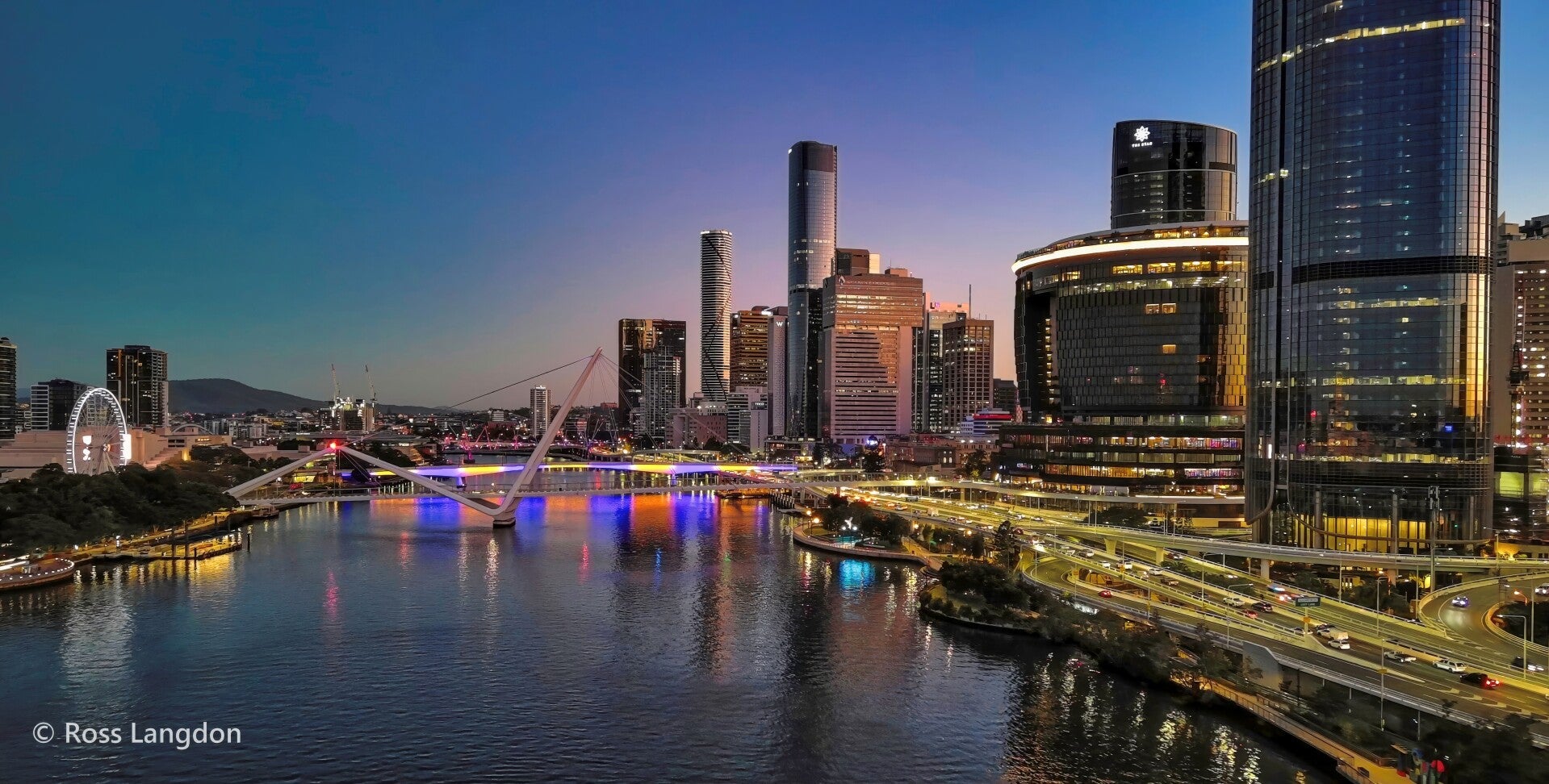 Morning twilight in Brisbane