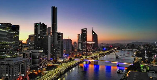 Morning twilight in Brisbane