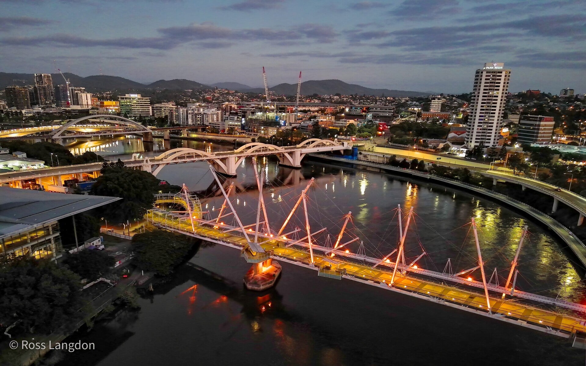Morning twilight in Brisbane