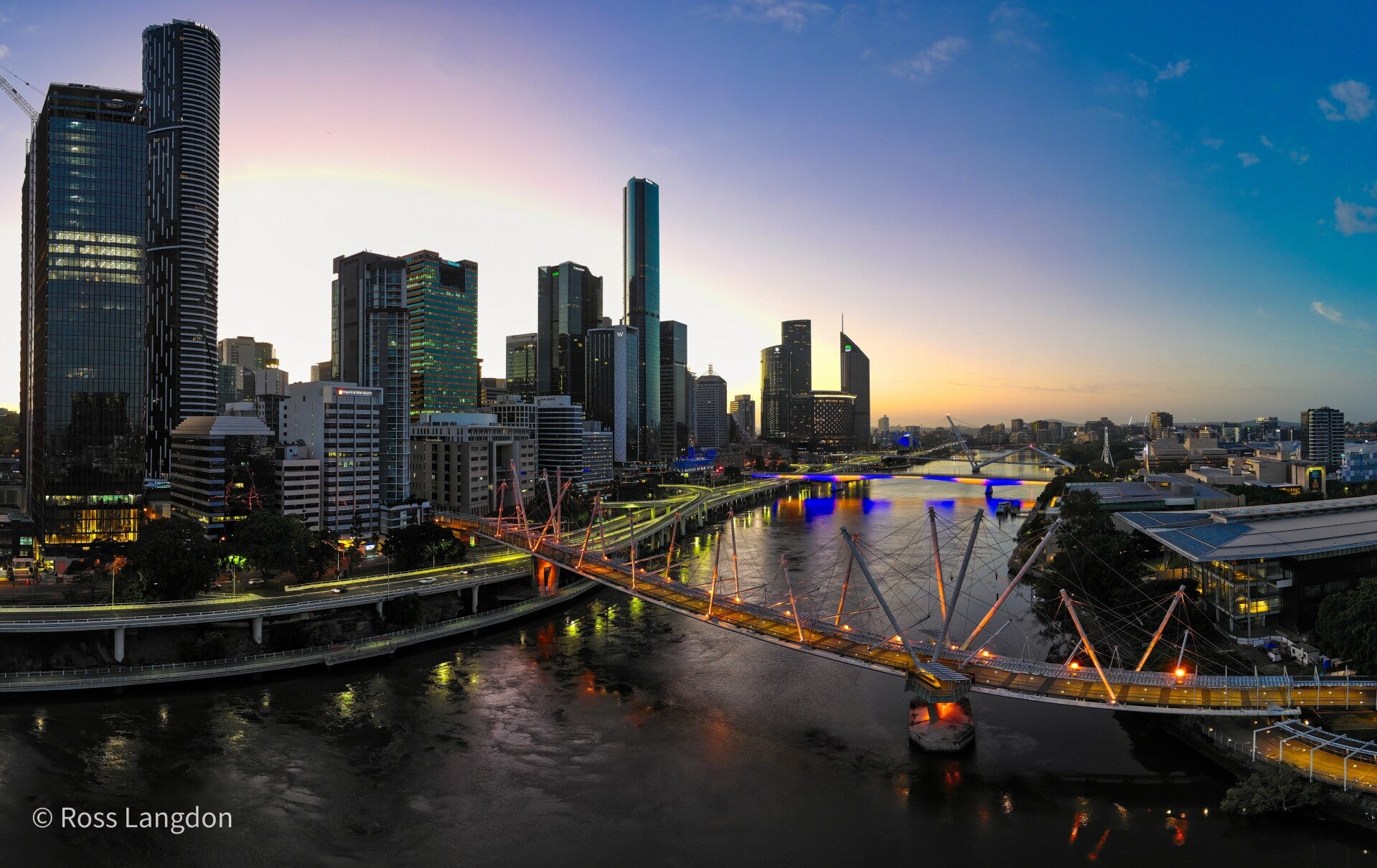 Morning twilight in Brisbane