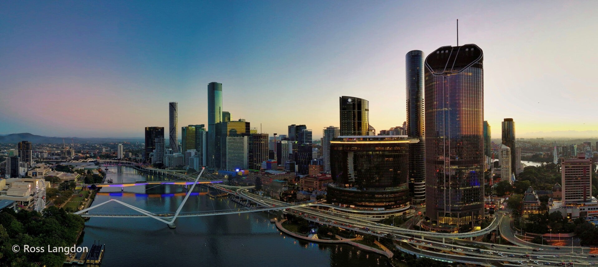 Morning twilight in Brisbane