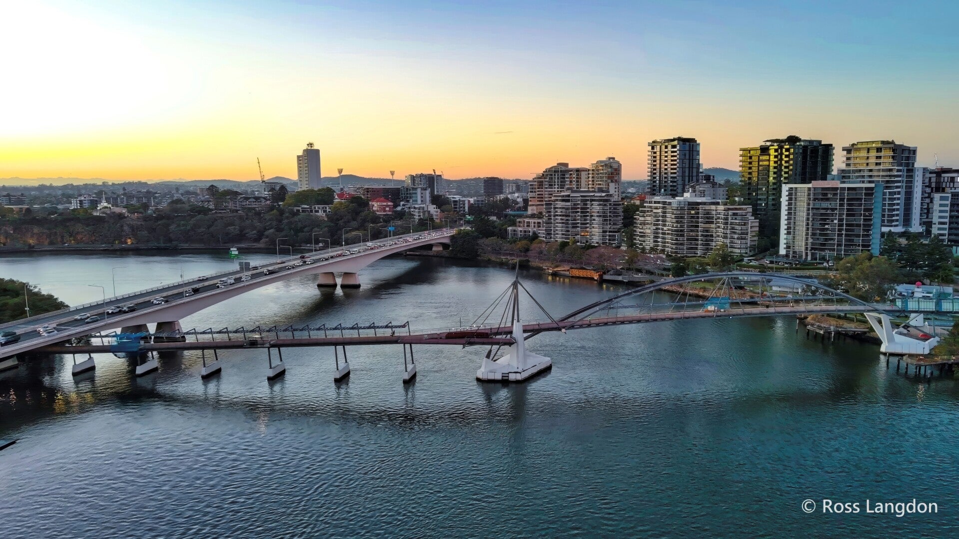Morning twilight in Brisbane