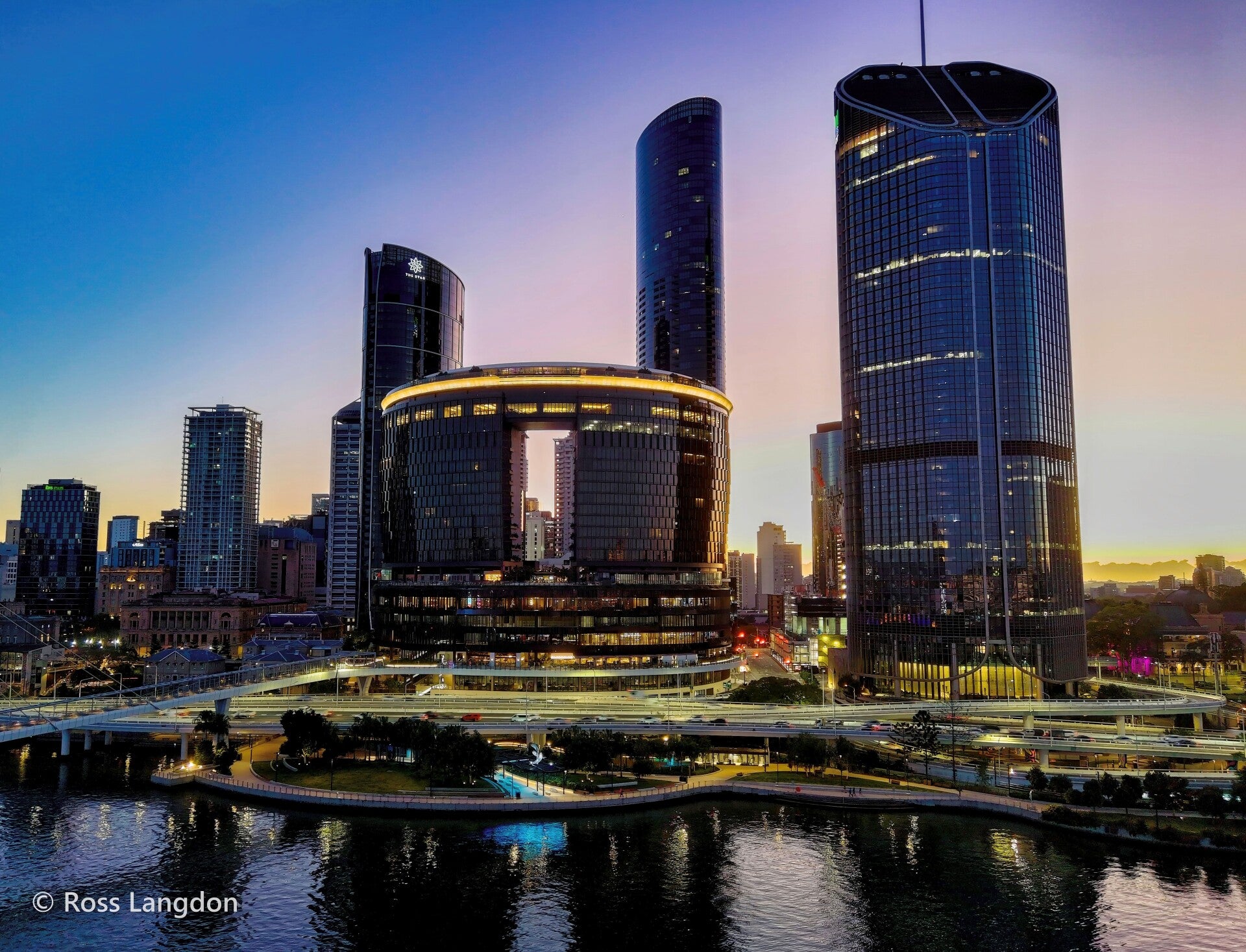Morning twilight in Brisbane