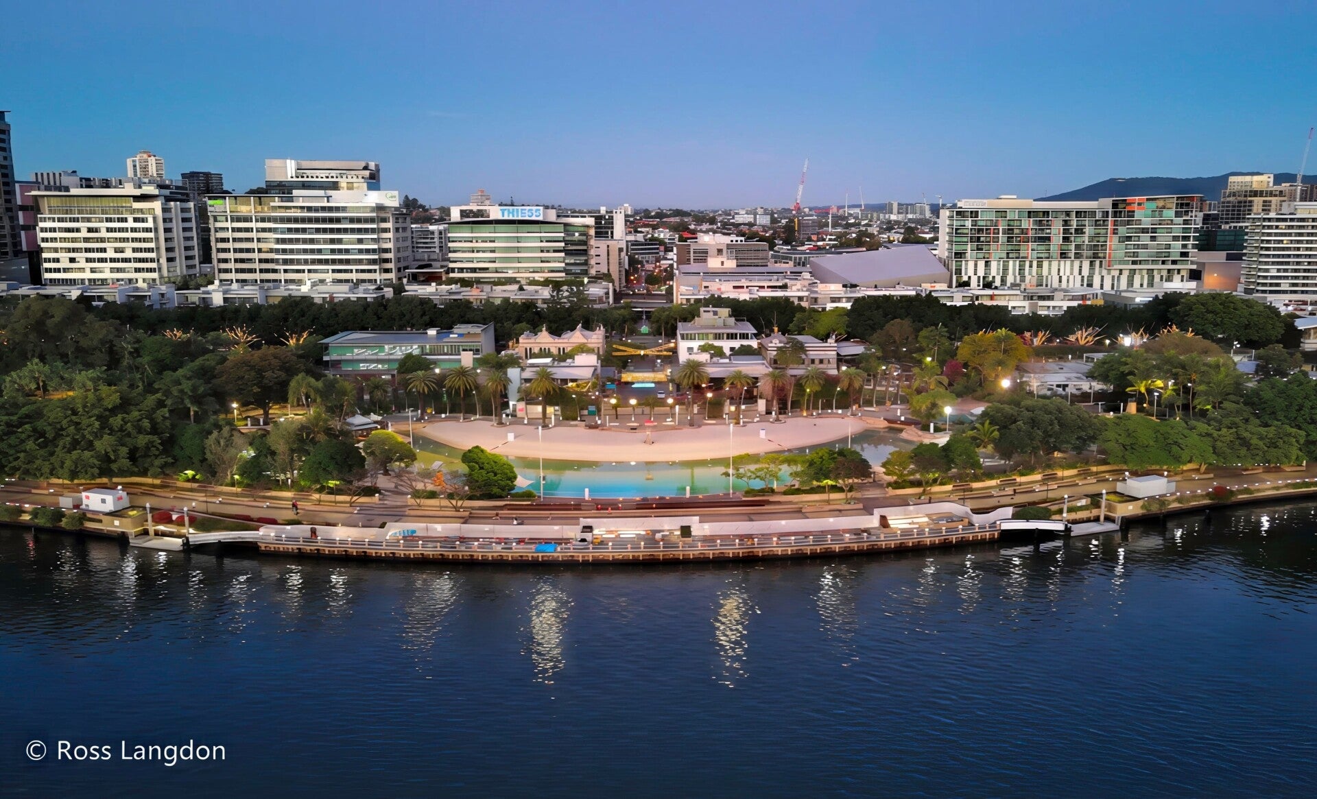 Morning twilight in Brisbane