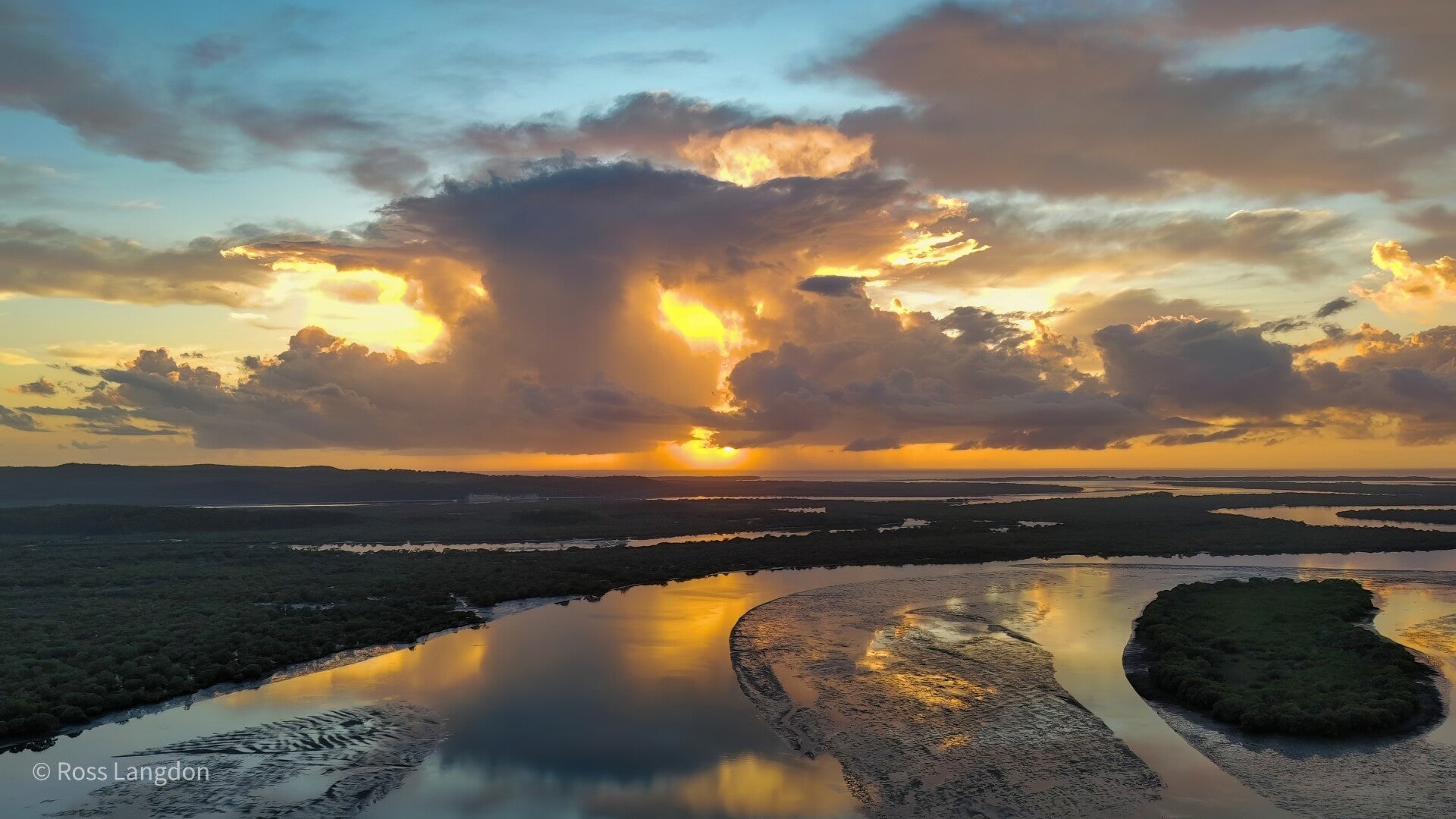 Sunrise at Cabbage Tree Point