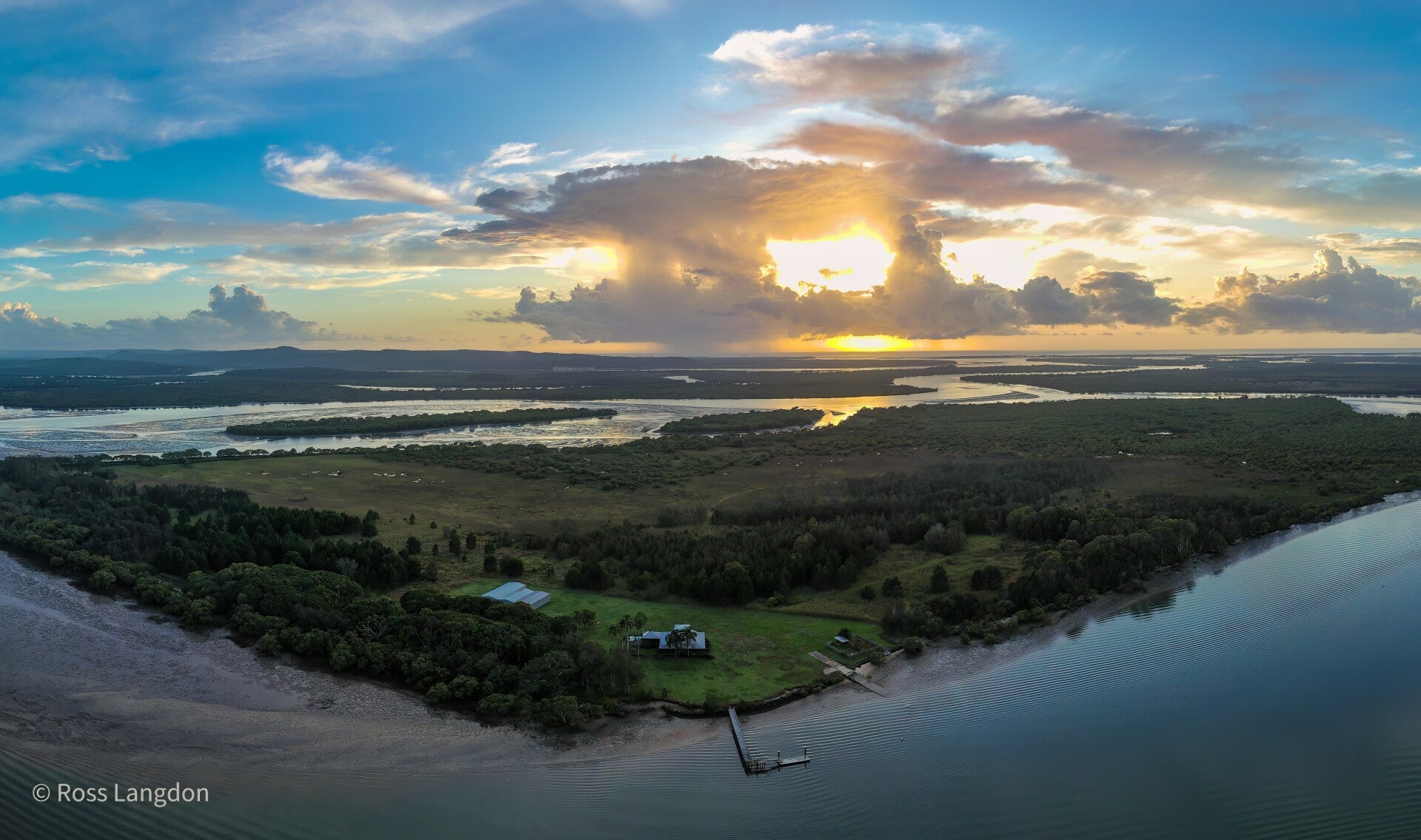 Sunrise at Cabbage Tree Point