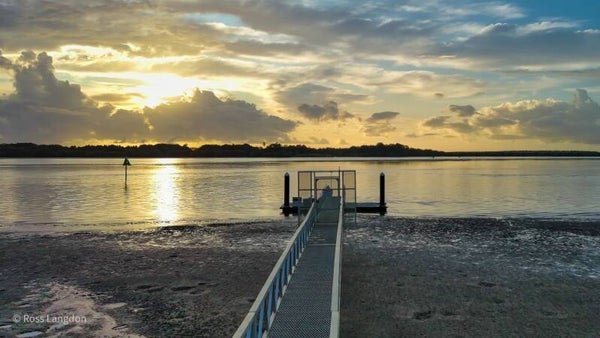 Sunrise at Cabbage Tree Point
