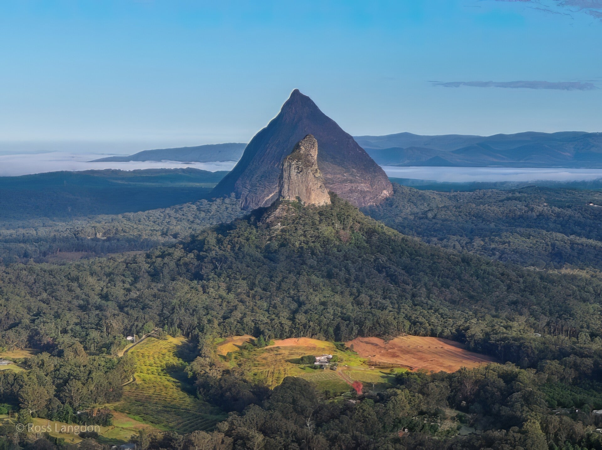 Mount Coonowrin - twilight, sunrise & sunset