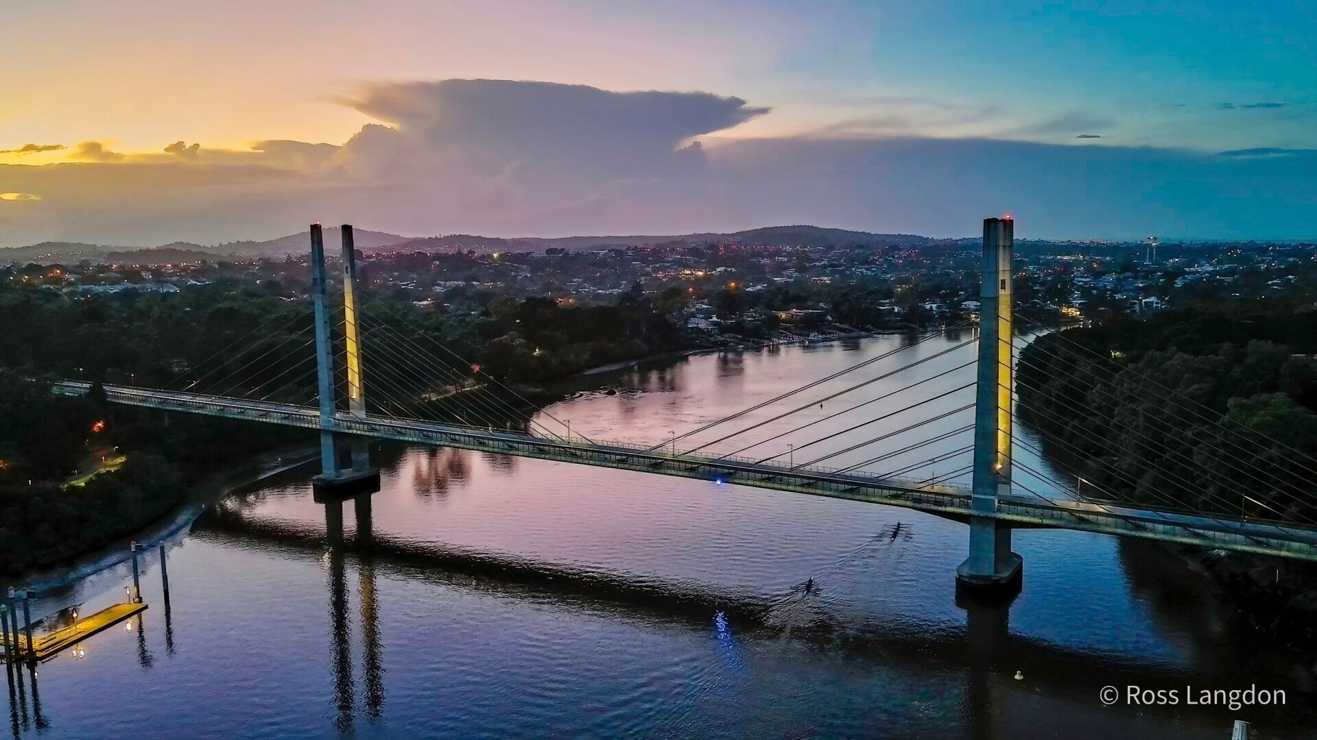Eleanor Schonell Bridge, Brisbane River