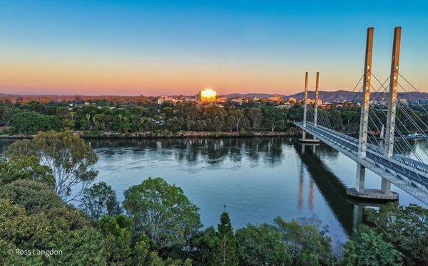 Eleanor Schonell Bridge, Brisbane River