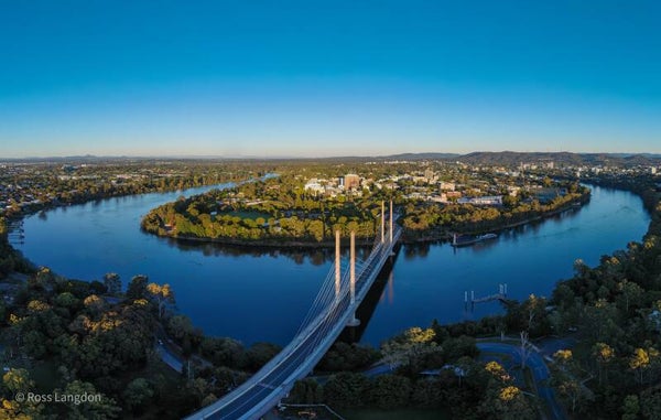 Eleanor Schonell Bridge, Brisbane River