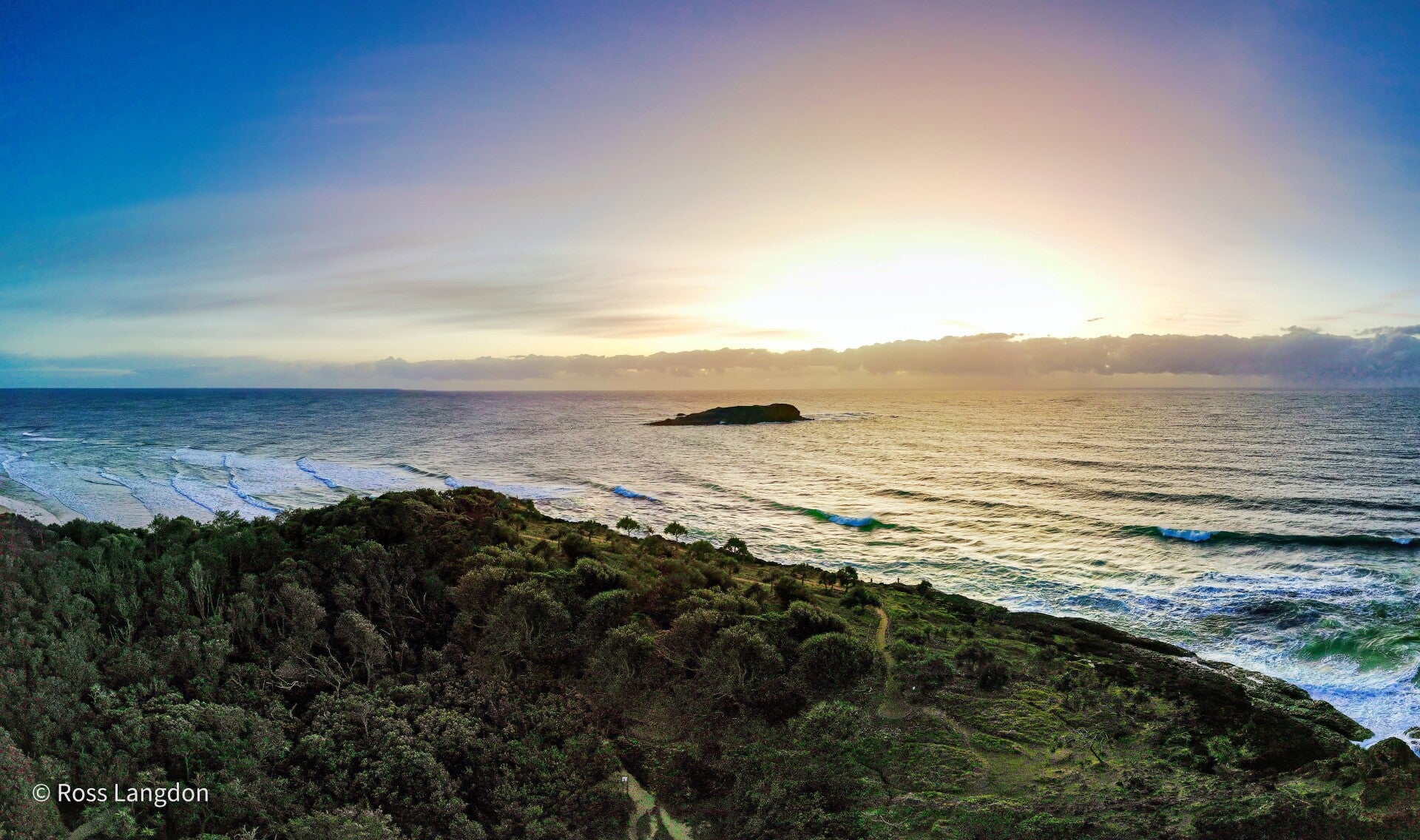 Sunrise at Fingal Head, Tweed Coast