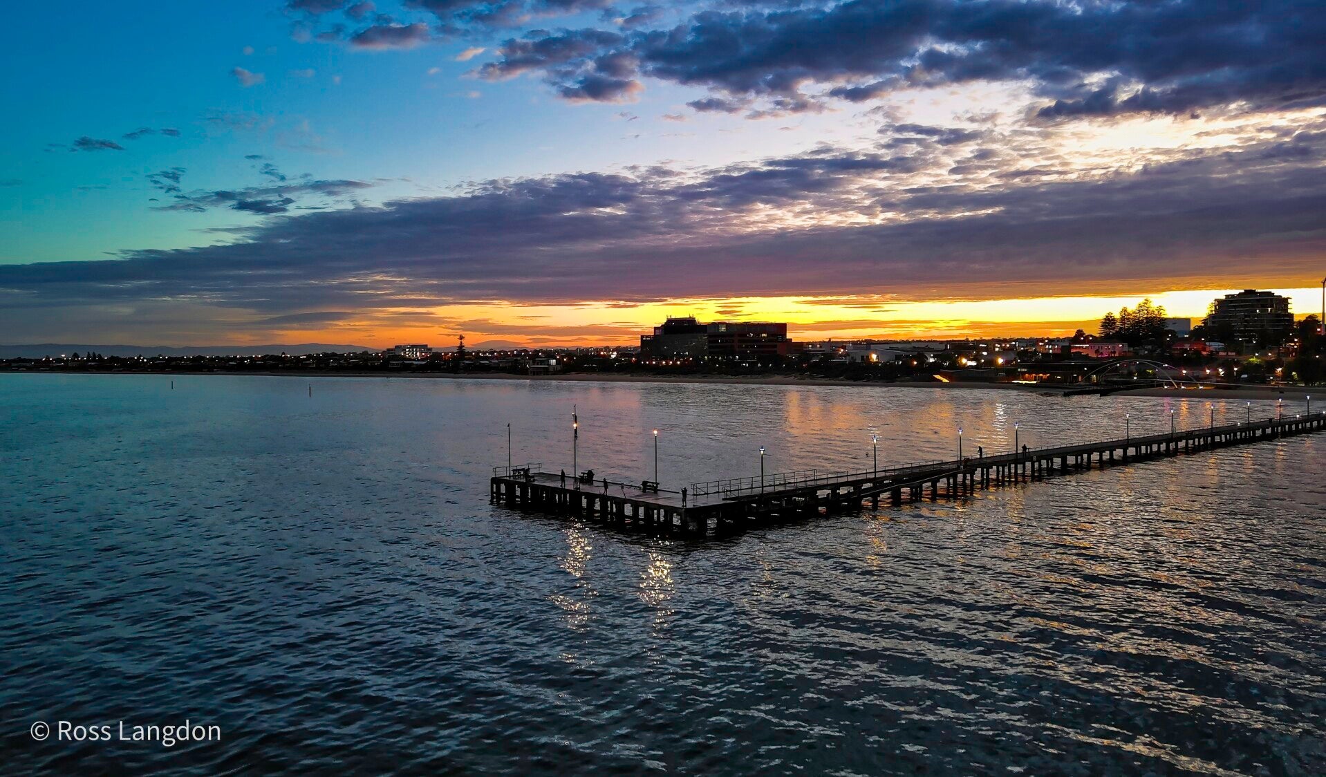 Sunrise at Frankston Pier