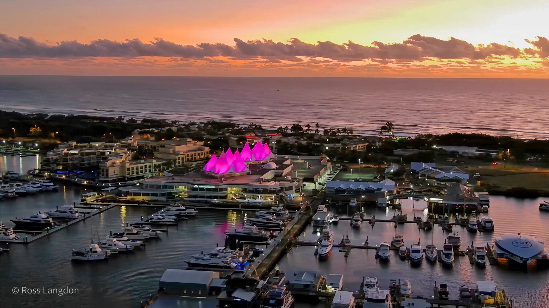 Sunrise at Marina Mirage, Southport Marina