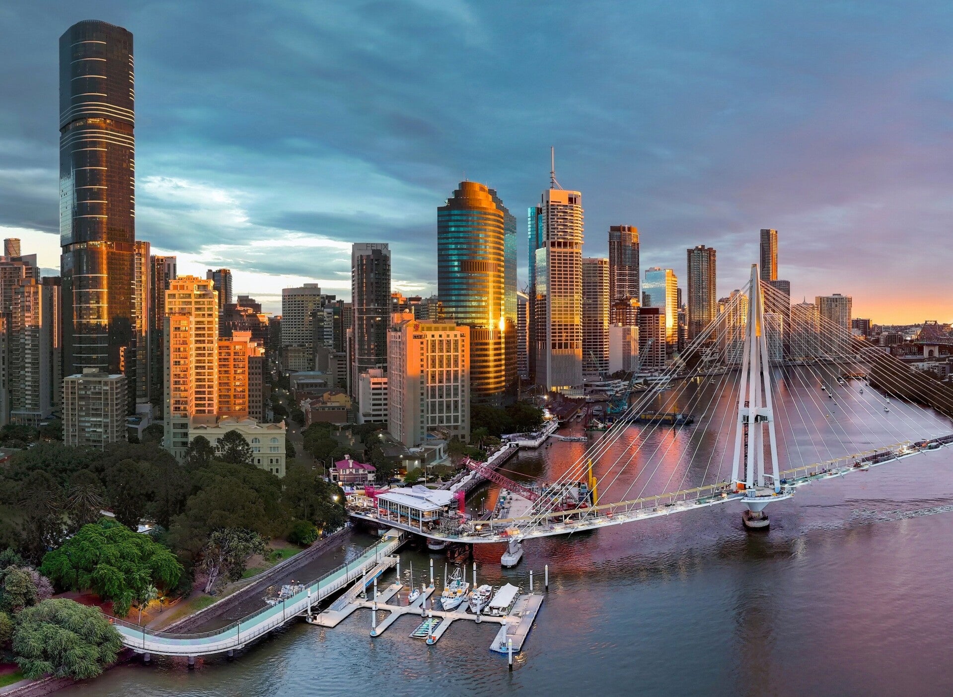 Sunrise beauty in Brisbane