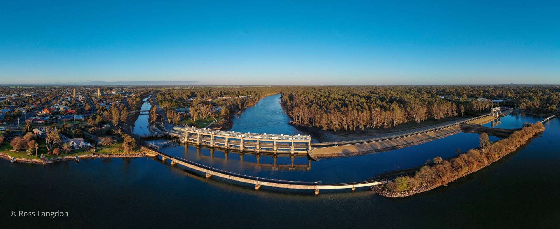 Yarrawonga Weir & Lake Mulwala