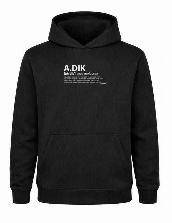 Hoodie zwart (kids) - Muka Adik
