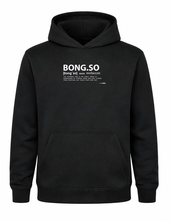 Hoodie zwart (kids) - Muka Bongso