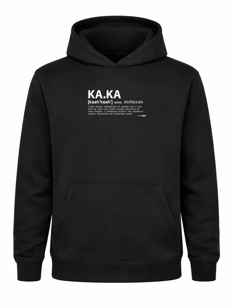 Hoodie zwart (kids) - Muka Kaka