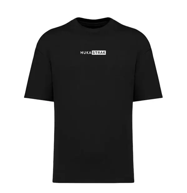 T-shirt zwart (kids) - Muka Hitam Kecil