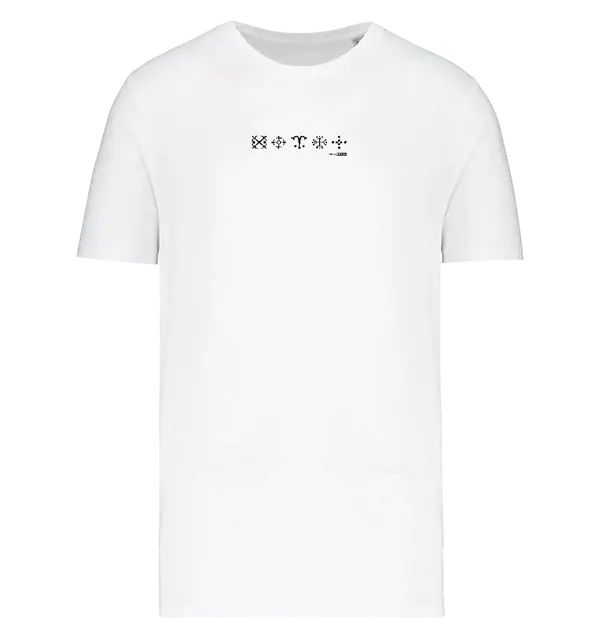 T-shirt wit (kids) - Muka Alifuru