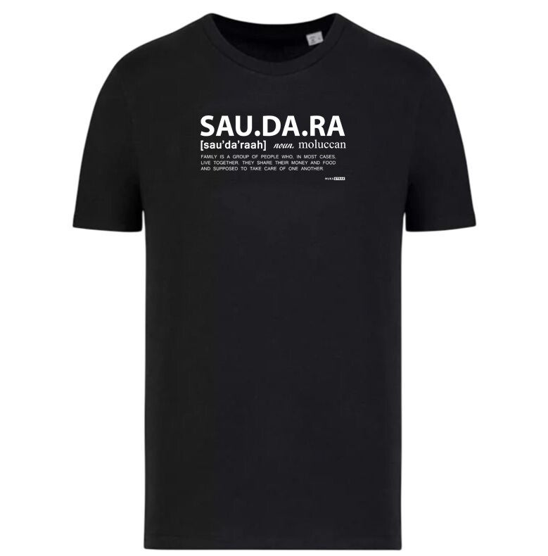 T-shirt zwart (kids) - Saudara