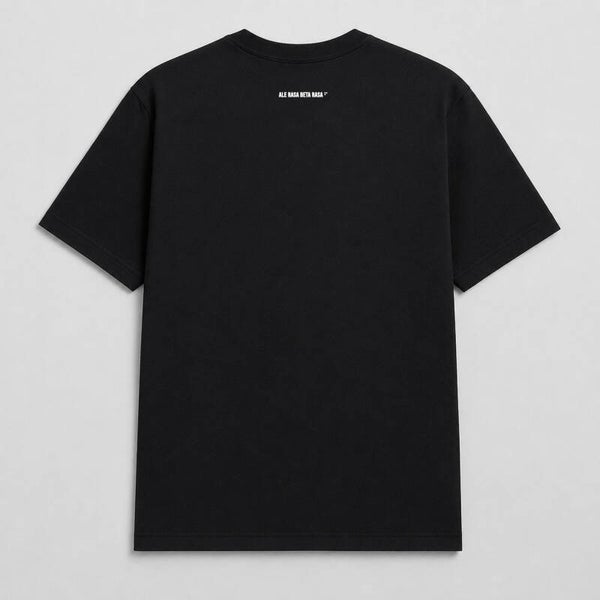 T-shirt zwart (unisex) - Muka Alé  Rasa Beta Rasa (Hebat)