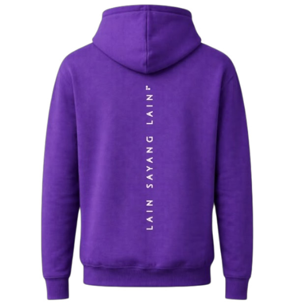 Hoodie paars (unisex) - Muka Lain Sayang Lain